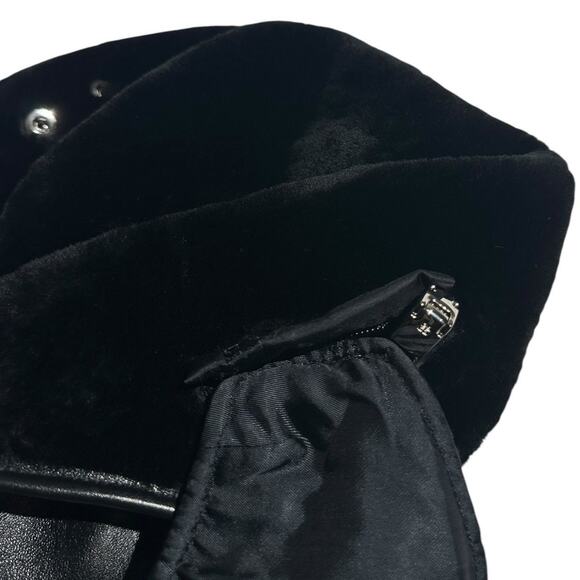 RARE leather fur trim helmut trapper hat - Picture 7 of 7